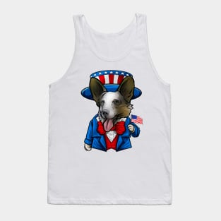 Fourth of July Cardigan Welsh Corgi Tank Top